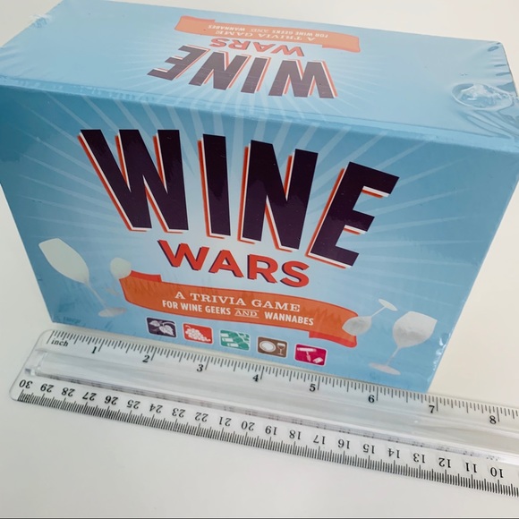 Chronicle Books Other - Giftable Trivia Game WINE WARS Game